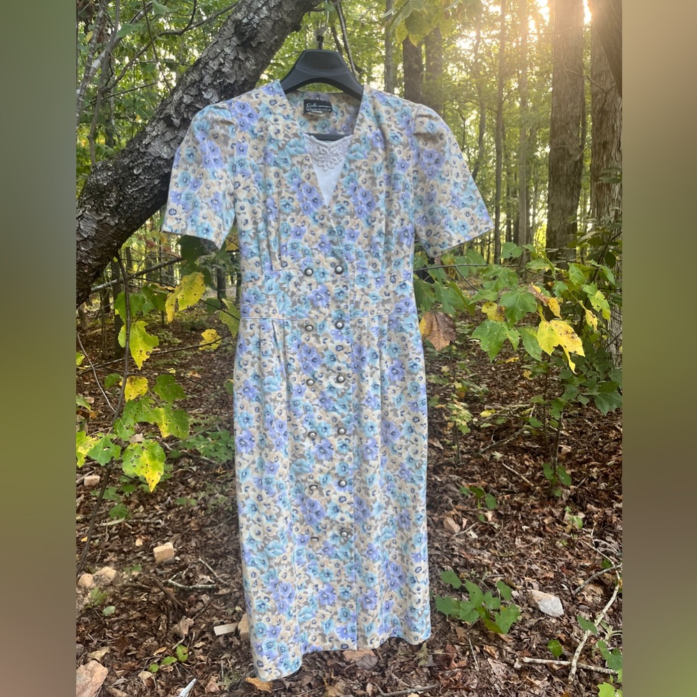 Breli Originals 80’s Vintage floral women’s dress